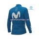 Herre 2020 Movistar Team Vinter sykkeldrakt + bib cykeltights N001