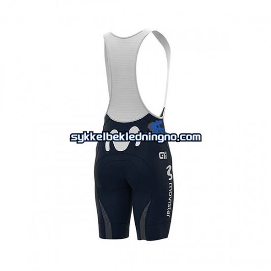 Herre 2020 Movistar Team bib sykkelshorts N001