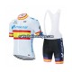 Herre 2020 Movistar Team sykkeldrakt + bib sykkelshorts N002