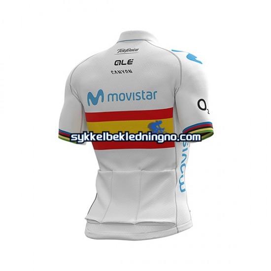 Herre 2020 Movistar Team sykkeldrakt + bib sykkelshorts N004