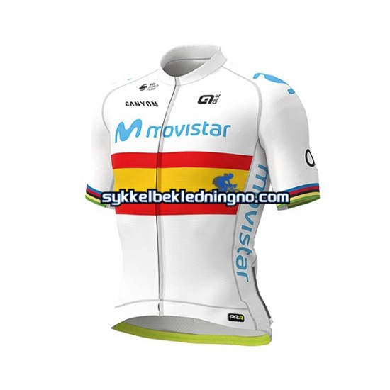 Herre 2020 Movistar Team sykkeldrakt Kortermet N004