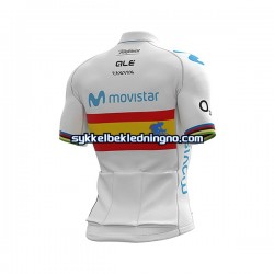Herre 2020 Movistar Team sykkeldrakt Kortermet N004