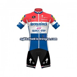 Herre 2020 Quick-Step Floors sykkeldrakt + bib sykkelshorts N001