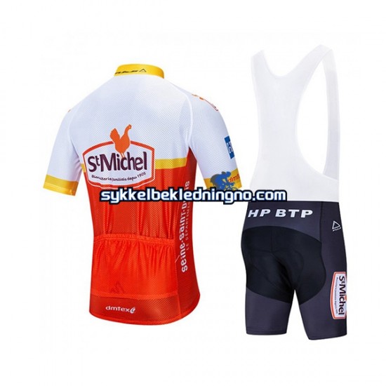 Herre 2020 St. Michel–Auber93 sykkeldrakt + bib sykkelshorts N001