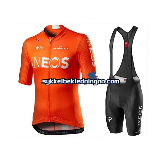 Herre 2020 TEAM INEOS sykkeldrakt + bib sykkelshorts N002