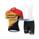 Herre 2020 Team Bahrain McLaren sykkeldrakt + bib sykkelshorts N001