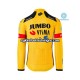 Herre 2020 Team Jumbo–Visma Vinter sykkeldrakt + bib cykeltights N001