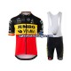 Herre 2020 Team Jumbo–Visma sykkeldrakt + bib sykkelshorts N002