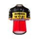 Herre 2020 Team Jumbo–Visma sykkeldrakt + bib sykkelshorts N002