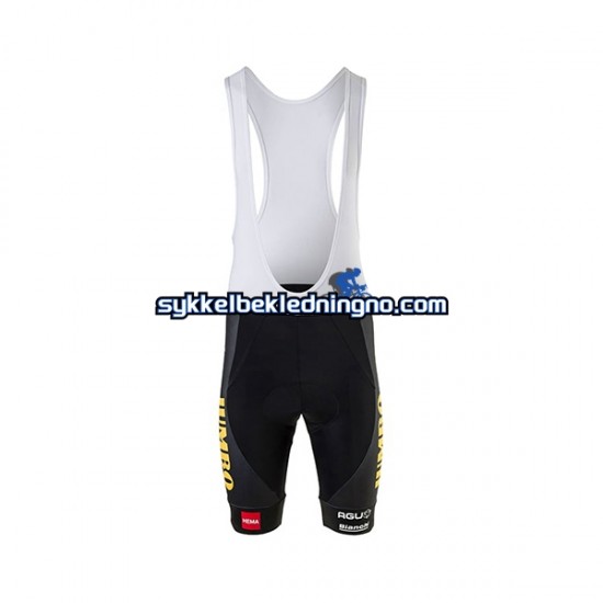 Herre 2020 Team Jumbo–Visma sykkeldrakt + bib sykkelshorts N003