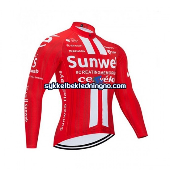 Herre 2020 Team Sunweb sykkeldrakt Langermet N001