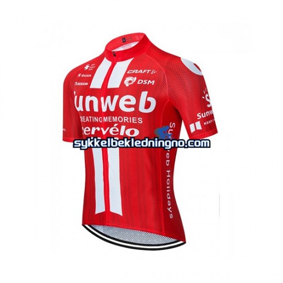 Herre 2020 Team Sunweb sykkeldrakt Kortermet N001