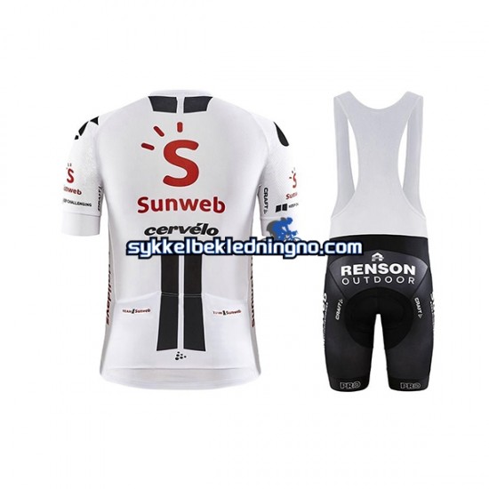 Herre 2020 Team Sunweb sykkeldrakt + bib sykkelshorts N002