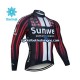 Herre 2020 Team Sunweb sykkeldrakt vinter N003