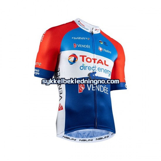 Herre 2020 Total Direct Energie sykkeldrakt + bib sykkelshorts N001