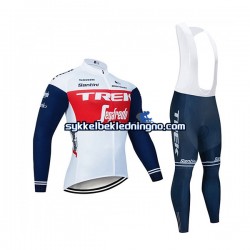 Herre 2020 Trek-Segafredo sykkeldrakt + bib sykkelbukse N001