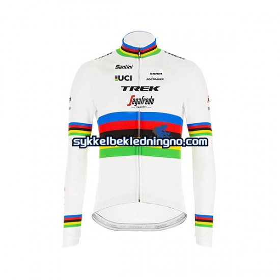 Herre 2020 Trek-Segafredo UCI World Champion sykkeldrakt Langermet N001