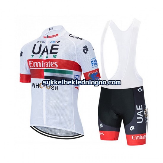 Herre 2020 UAE Team Emirates sykkeldrakt + bib sykkelshorts N001