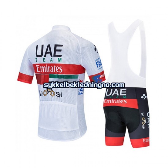 Herre 2020 UAE Team Emirates sykkeldrakt + bib sykkelshorts N001