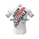 Herre 2021 AG2R Citroen Team sykkeldrakt + bib sykkelshorts N001