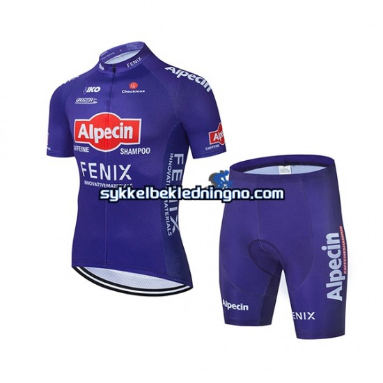 Barn 2021 Alpecin-Fenix sykkeldrakt + sykkelshorts N001