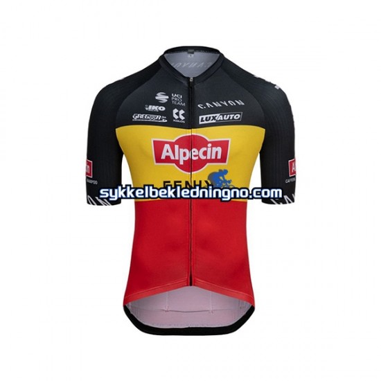 Herre 2021 Alpecin–Fenix sykkeldrakt Kortermet N001