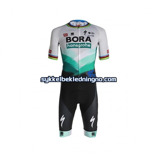 Herre 2021 BORA-hansgrohe sykkeldrakt + bib sykkelshorts N001