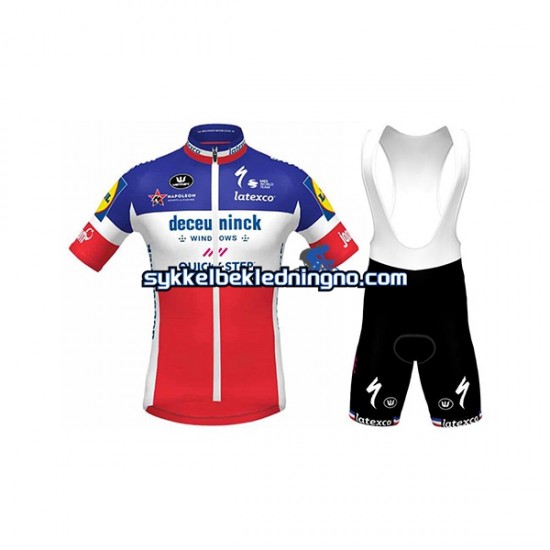 Herre 2021 Deceuninck–Quick-Step sykkeldrakt + sykkelshorts N002