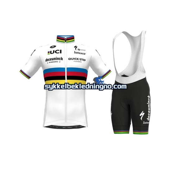 Herre 2021 Deceuninck–Quick-Step sykkeldrakt + bib sykkelshorts N003