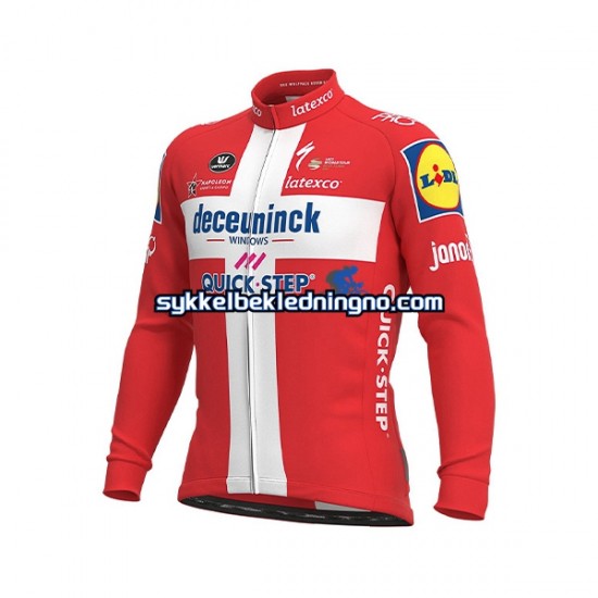 Herre 2021 Deceuninck–Quick-Step sykkeldrakt Langermet N007