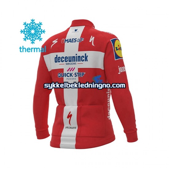 Herre 2021 Deceuninck–Quick-Step sykkeldrakt vinter N007