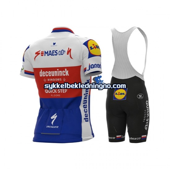 Herre 2021 Deceuninck–Quick-Step sykkeldrakt + bib sykkelshorts N008