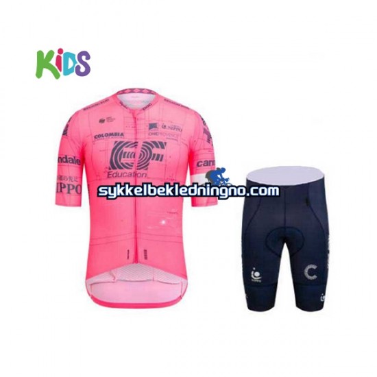 Barn 2021 EF Education–Nippo sykkeldrakt + sykkelshorts N001