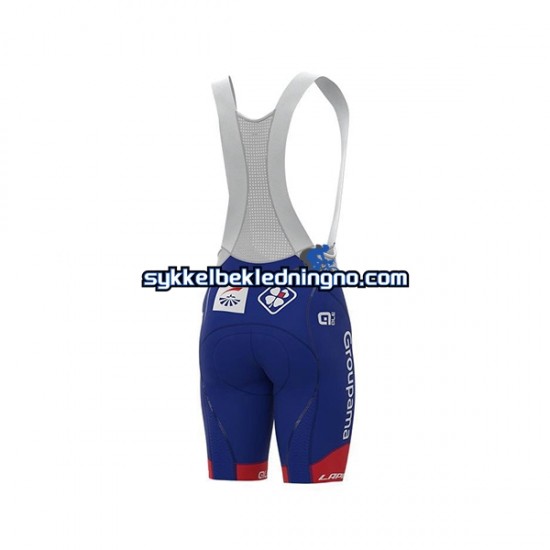 Herre 2021 Groupama-FDJ bib sykkelshorts N001