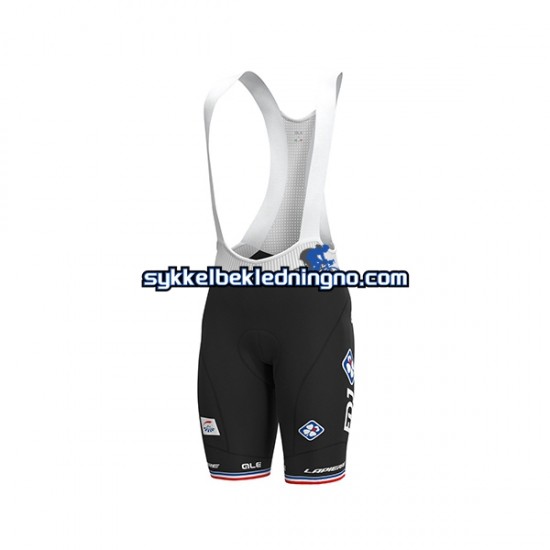 Herre 2021 Groupama-FDJ bib sykkelshorts N003