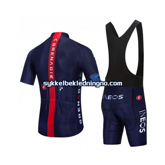 Herre 2021 Ineos Grenadiers sykkeldrakt + bib sykkelshorts N003