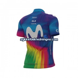Herre 2021 Movistar Team sykkeldrakt Kortermet N004