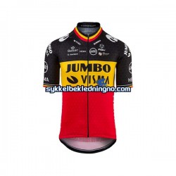 Herre 2021 Team Jumbo-Visma sykkeldrakt Kortermet N001