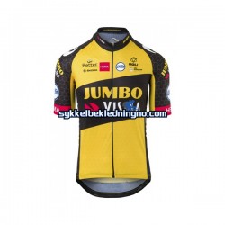 Herre 2021 Team Jumbo-Visma sykkeldrakt Kortermet N005