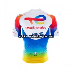 Herre 2021 Team TotalEnergies sykkeldrakt Kortermet N003
