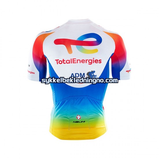 Herre 2021 Team TotalEnergies sykkeldrakt Kortermet N003