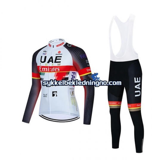 Herre 2021 UAE Team Emirates sykkeldrakt + bib sykkelbukse N001