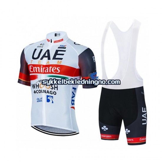 Herre 2021 UAE Team Emirates sykkeldrakt + bib sykkelshorts N002