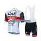 Herre 2021 UAE Team Emirates sykkeldrakt + bib sykkelshorts N002