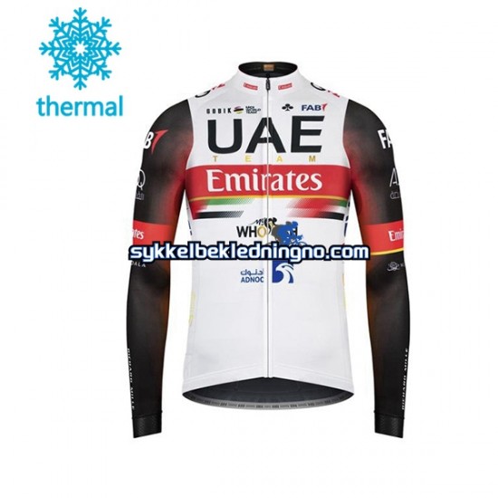 Herre 2021 UAE Team Emirates sykkeldrakt vinter N002