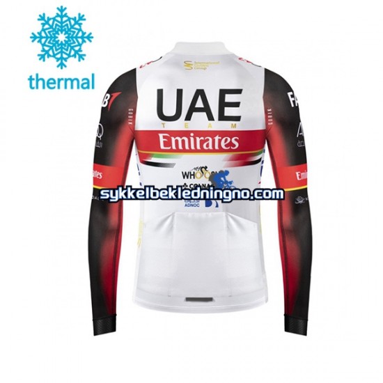 Herre 2021 UAE Team Emirates sykkeldrakt vinter N002