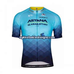 Herre 2022 Astana Qazaqstan Team sykkeldrakt Kortermet N001