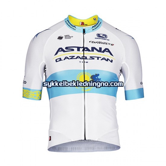 Herre 2022 Astana Qazaqstan Team sykkeldrakt Kortermet N002