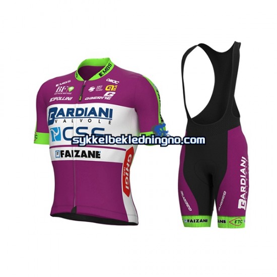 Herre 2022 Bardiani-CSF sykkeldrakt + bib sykkelshorts N001