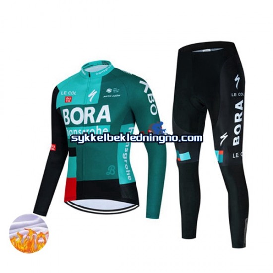 Herre 2022 Bora-Hansgrohe Vinter sykkeldrakt + cykeltights N001